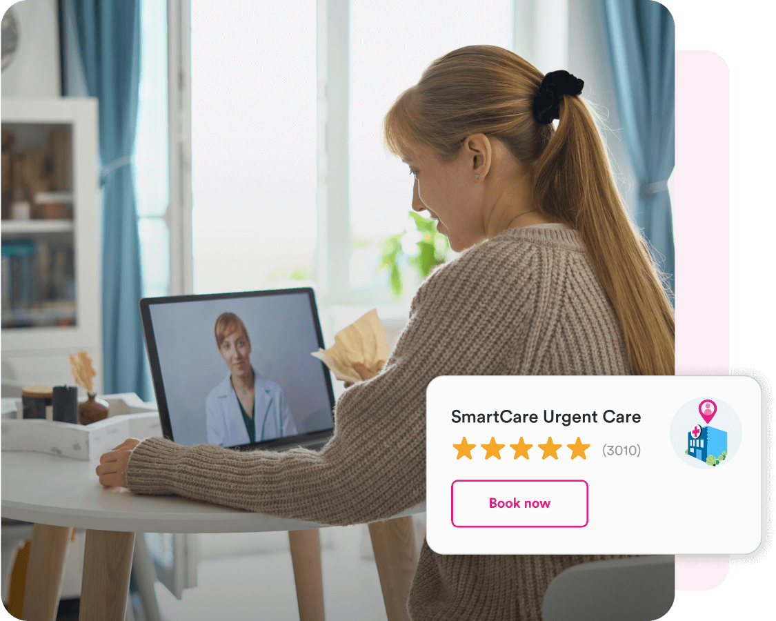 Person using the Solv platform on a laptop