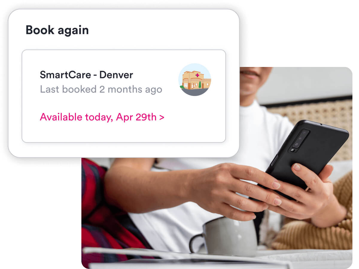 Using Solv app on phone to book again