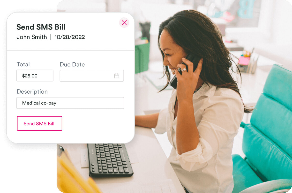 person paying bills online