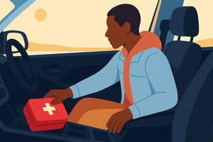 Road trip first aid: How to stay healthy far from home