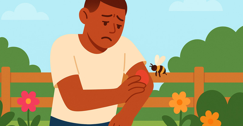 Types of bee sting reactions and how to act fast