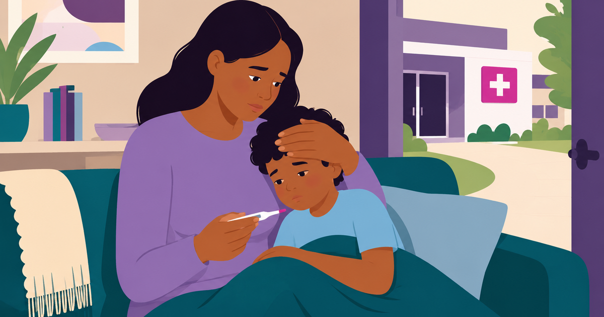 When to take your child to urgent care for a fever