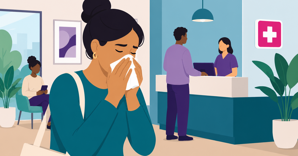 Can you visit urgent care for allergy symptoms? 