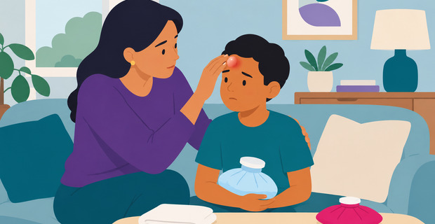 Bump on forehead: Common causes and when to see a doctor