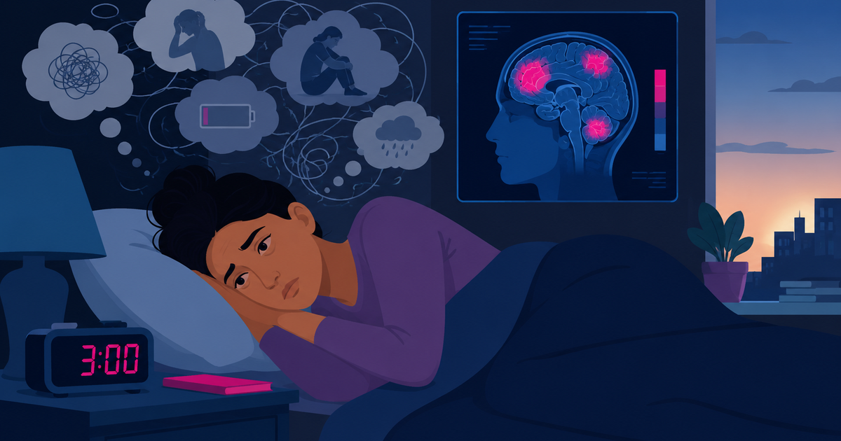 The mental health side effects of poor sleep
