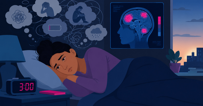 The mental health side effects of poor sleep