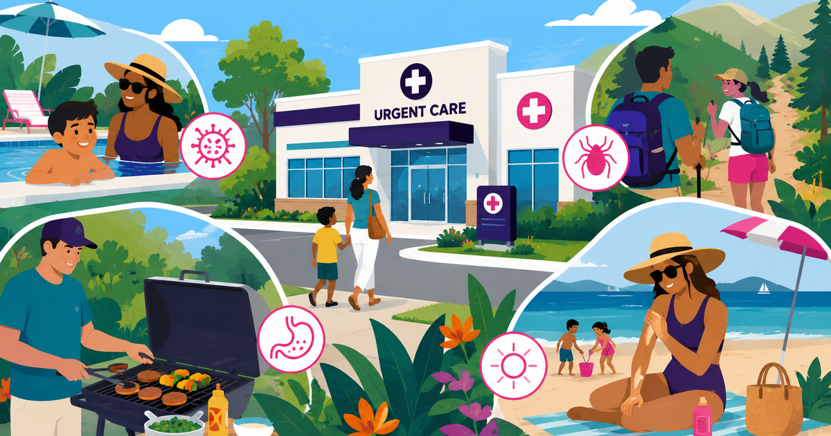 5 summer infections urgent care can help treat