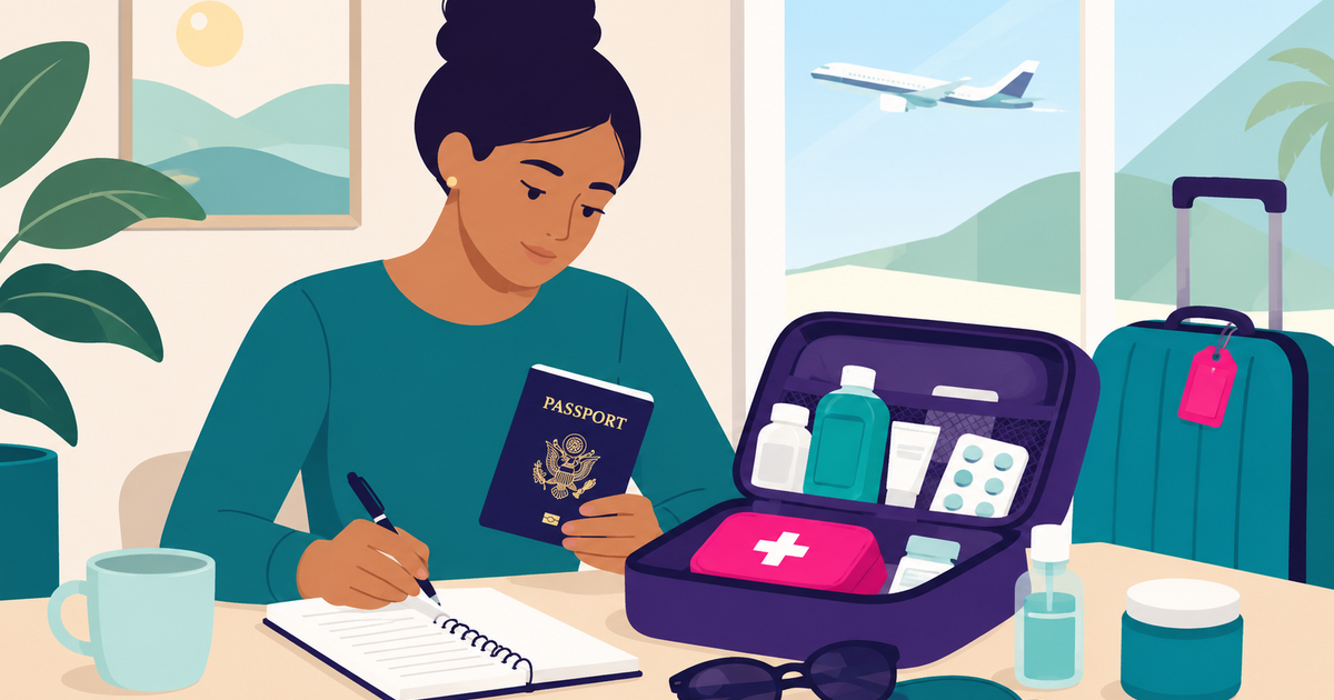 Guide to staying healthy for domestic and int'l travel