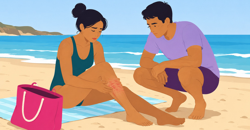 Jellyfish sting treatment: What to do (and what not to do)