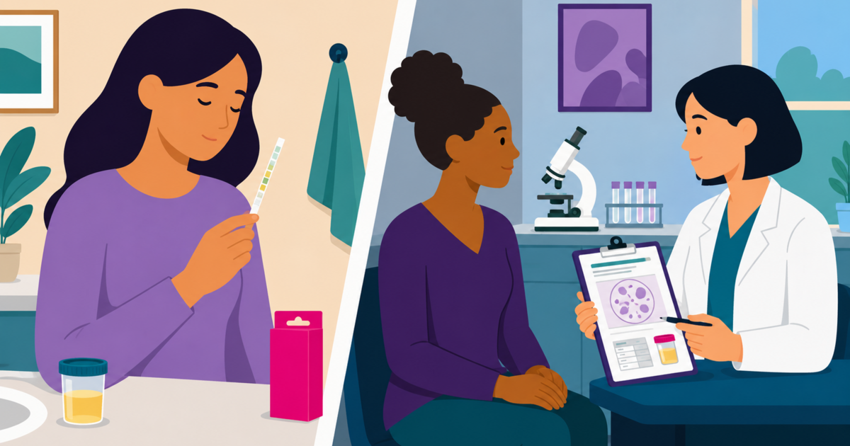 UTI test at home vs. at the clinic: What's the difference?