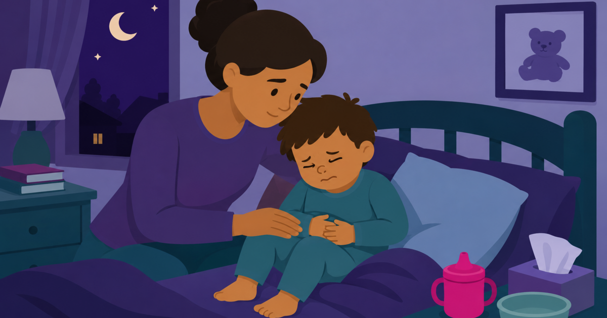 Toddler belly pain at 2 am: What's normal and when to worry
