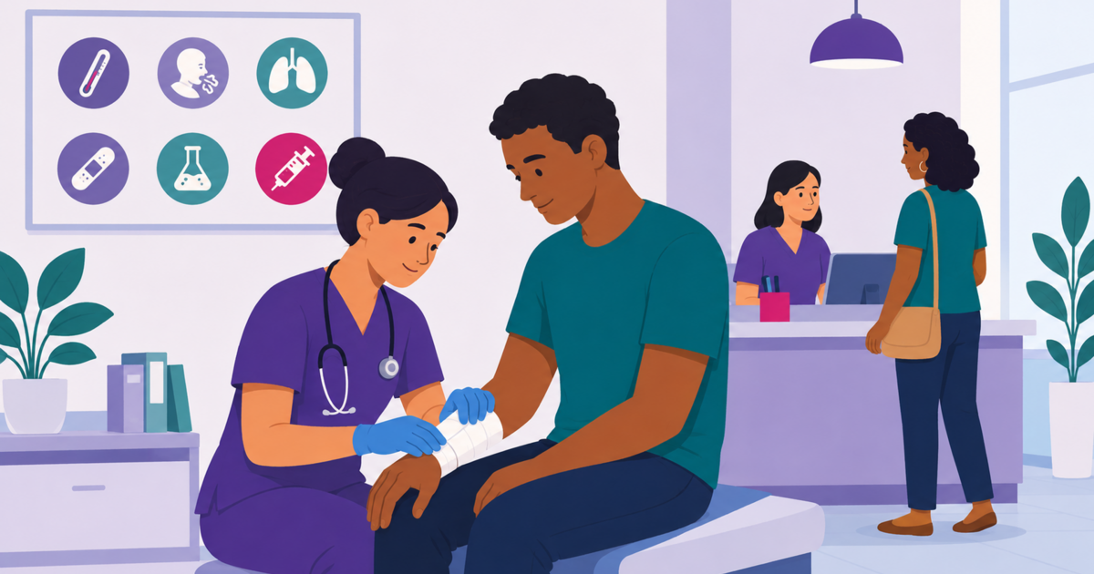 What does urgent care treat? Complete list of conditions and services