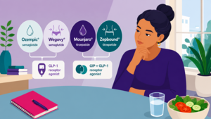Ozempic vs. Wegovy vs. Mounjaro vs. Zepbound: How they differ