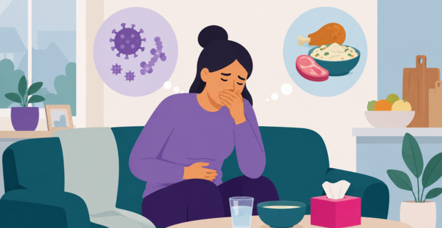 How to tell the difference between the stomach flu and food poisoning