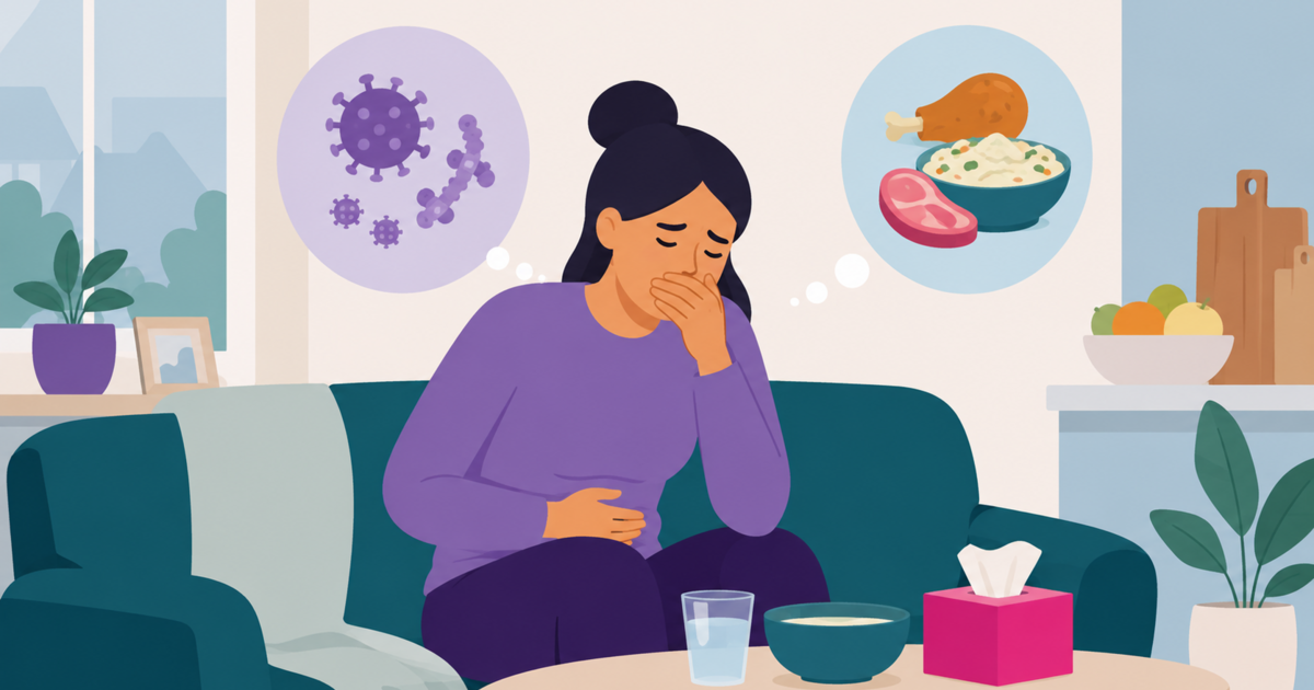How to tell the difference between the stomach flu and food poisoning